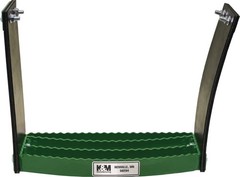 KM Universal Bolt-On Flex Step – Green flexible step for tractors