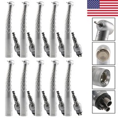 10PC YABANGBANG Dental High Speed Handpiece with 4 Hole Quick Coupler 360 Swivel