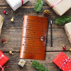 Gifts for Wife, Wife Gifts Leather Journal, Anniversary Birthday Mothers Day …