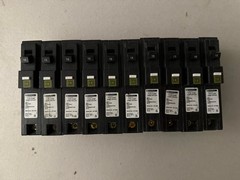 USED 10 PCS Square D HOM115PCAFI Circuit Breaker 15A AFCI Arc Fault
