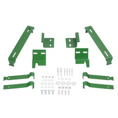 LH+RH Powder Coated Battery Box w/ Bracket For John Deere 4010 4020 4320 4520