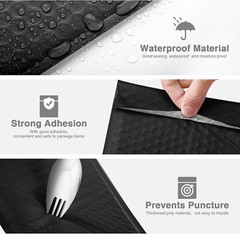 200pcs Poly Bubble Mailers 4×8 Small Padded Envelope Mailing Bags 4×7 Black #000