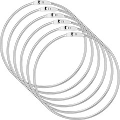 6 Pack 6 Inch Metal Rings Wrench Organizer Easy to Open and Close Heavy Duty for