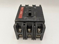Westinghouse FB3015 Circuit Breaker 15A 3P 600V 4975D71G34 15 Amp 3 Pole Used