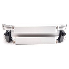 Lot of 2 80/20 2533 Aluminum Extrusion 45° Support 1515-ULS Profile 1.5×1.5x6in