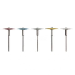 5 Types Dental Rubber Diamond Polisher Wheel Disc HP For Porcelain/Zirconia 26MM