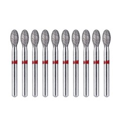 Dental Handpiece Diamond Burs FG Football Cut Fine Grit 368-023F/379-023F Red