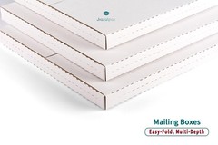 7 Inch 45 RPM Record Mailers (NOT for 12″ LPs), 7.5 x 7.5 x 1.1 Inch Corrugat…