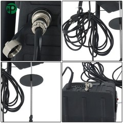 3-in-1 Electric Hoist Winch Crane Dual Remote Overload Safety 1100LBS/500kg