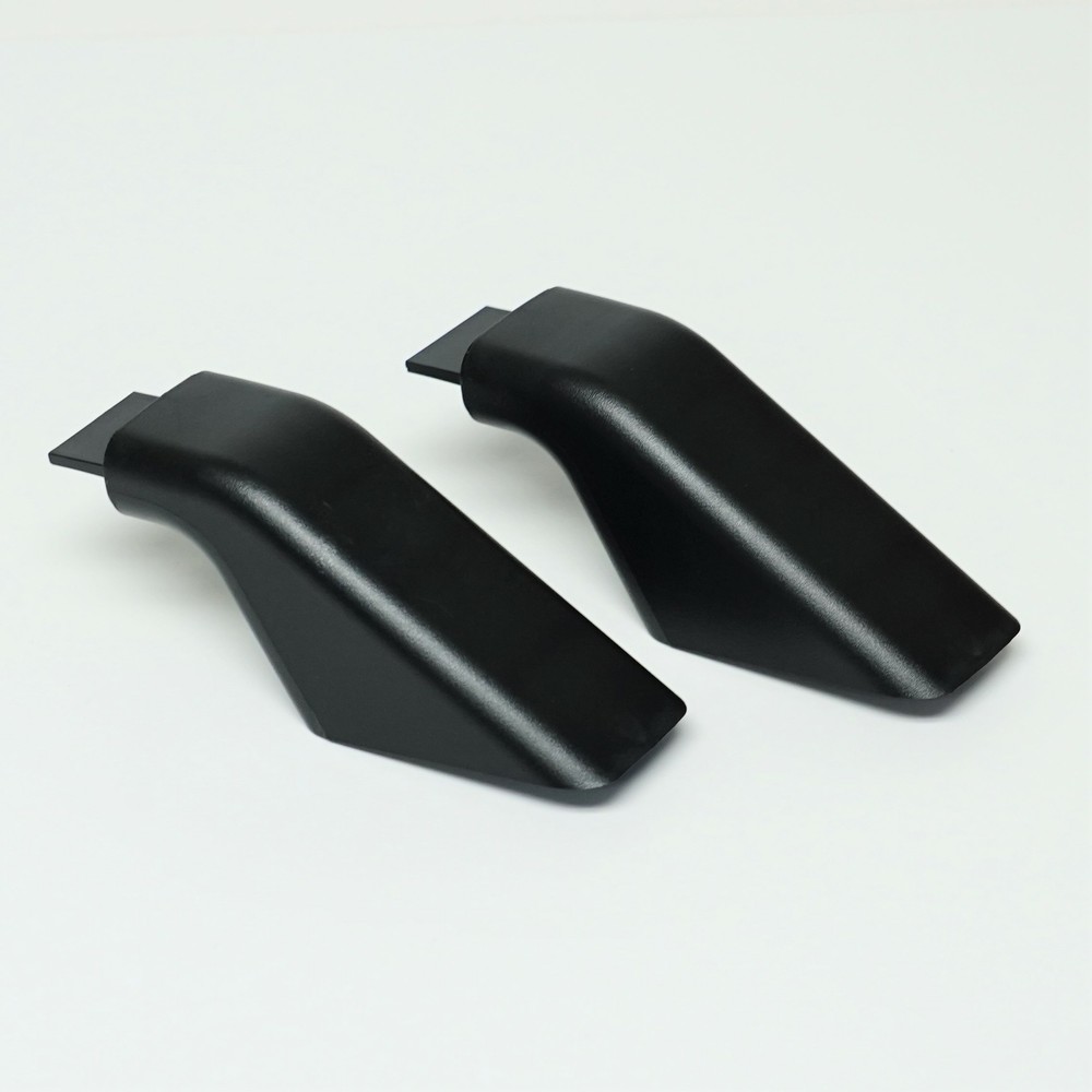 Choice Parts 2 PAK of WB7X7183 for GE Range Stove Oven Door Handle Black End Cap
