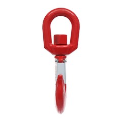 Locking Swivel Heavy Duty Lifting Hook 5T with Safety Latch & 360° Rotation