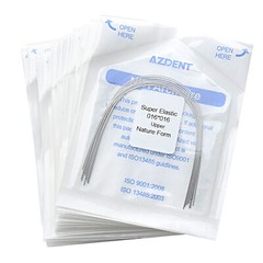 AZDENT Dental Orthodontic Super Elastic Niti Arch Wires Rectangular Nature Form