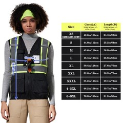 Xsmall high visibility vest with pockets
