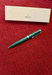 Rolex Green Emerald Emblem Twist Ballpoint Pen AD VIP Gift Original Guaranteed