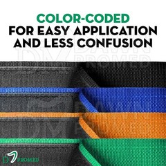 Backboard Spine Board Stretcher Immobilization Color Coded Spider Straps EMT/EMS