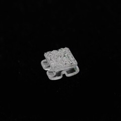 Dental Orthodoncia Ceramic Brackets Self ligating Monocrystalline Sapphire Brace