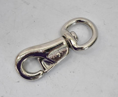 Lot of 3 Multipurpose Heavy Duty Clasp Bull Snap Hook Metal Chrome Tools