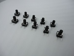10 Pcs Pack Lot 6x6x8mm Momentary Push Micro Button Tactile Switch Side 2 Pins