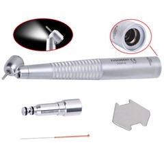 45 Degree Angle Dental Fiber Optic Surgical Handpiece For KV LED Coupling OEM