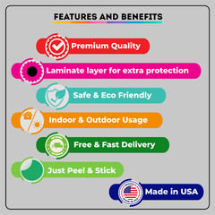 SHIPPING OFFICE RING BUZZER ASSISTANCE| Laminated Vinyl Decal Sticker Label