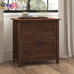 Bush Key West 2 Drawer Lateral File Cabinet Bing Cherry 1 FREE SHIPPING USA