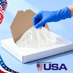 500Pcs/box Dental Tray Covers Disposable Plastic Protective Transparent