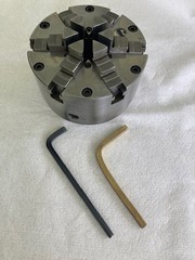 HARDINGE Taper Lock 6 Jaw Adjust True Buck Chuck 5″ diameter