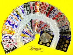 BaggiesSince1987 – 125125 Design Zip Bags 300PCS METALLIC 30DSN MIX, READ DETAIL