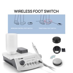 Dental WIRELESS CONTROL LED Ultrasonic Scaler / LED Detachable Handpiece VRN-A8