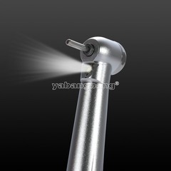 Mini Small Head Dental Fiber Optic LED E-generator High Speed Handpiece 4 HOLE