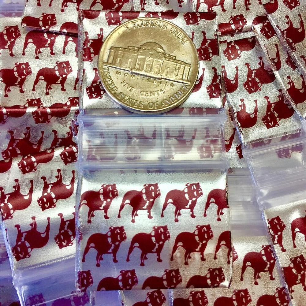 BaggiesSince1987- 12510-S ZIP SEAL “TOP DOG” DESIGN BAGS 1000 PCS, 👀Details🔽