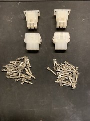 6 Pin Molex Connector Kit, 2 Sets, 14-20 AWG .084 Pins Arcade Pinball