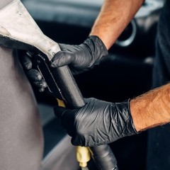 Black Vinyl Disposable Gloves, 4 Mil – Safe for Food & Latex Allergy – 100 Pack