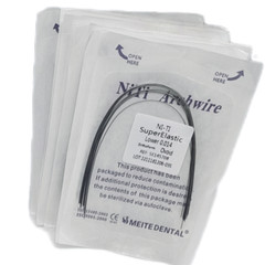 10 Bolsas Arcos de Ortodoncia Dental Redondos Niti Arco de Alambre Su