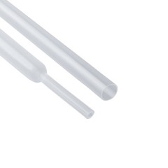 10-100ft Clear 3:1 Ratio Heat Shrink Tubing Φ1/4″ 6.4mm Dual Wall Adhesive Lined