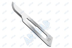10 PCS STERILE DISPOSABLE SCALPELS #15 SINGLE USE – DENTAL,SURGICAL,DERMAPLANING