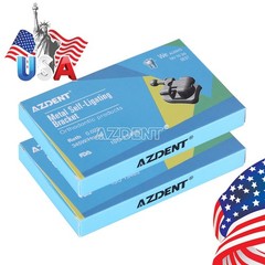AZDENT Dental Orthodontic Self-Ligating Brackets Mini Roth.022 Metal Brace