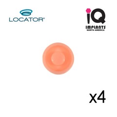 Zest Locator Genuine Original Male Caps Standard Light, Pink 3.0 lbs (4 pack)