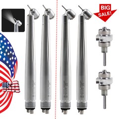 NSK Style 45° Degree Dental Surgical High Speed (LED) Handpiece Turbine 2/4 Hole