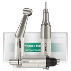 Dental LED High Speed Handpiece Push Turbine 4/2 Holes /Low Speed Contra Angle