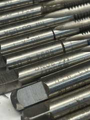51 PCS H.w Co Tap Bit Flute Tapping Bits Press HS lot Tappers Tap As Listed