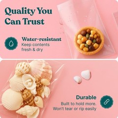 Transparent 10×13 Self-Sealing Cello Bags for Storage and Packaging – 1000 Count