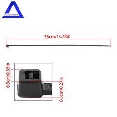 14″ Heavy Duty Zip Ties Double Sided Toothed Cable Ties 100 LBS Strength 200 Pcs