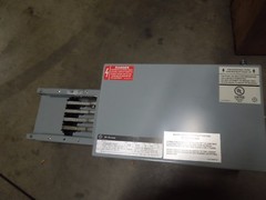 GE DP4GC01TOST End Tap Box Offset Bar 100A 3ph 4W w/ Grnd DH Flex-A-Power Busway