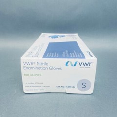 VWR Nitrile Exam Gloves Small Box of 100 Gloves