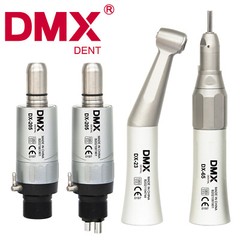Quiet Dental Slow Speed Handpiece Set 20,000rpm Straight Contra Angle Air Motor