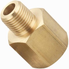 1/4 Inch Female to 1/8 Inch Male, Reducing Adaptor Brass Pipe Fitting, NPT Adapt