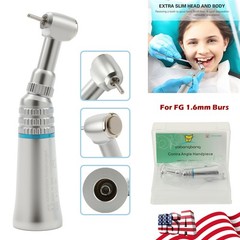 Yabangbang Dental Low Speed Contra Angle Handpiece Push Button Fit FG 1.6mm Burs