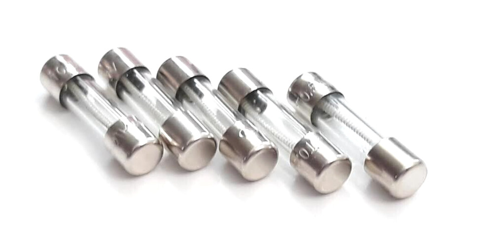 SET OF 5 NEW T0.5AL250V FUSES T0.5AL 250V 5mm x 20mm 0.5A SLOW BLOW