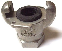 1″ Female NPT Universal Crowfoot Coupling Chicago Fitting 316 Stainless SFF100SS